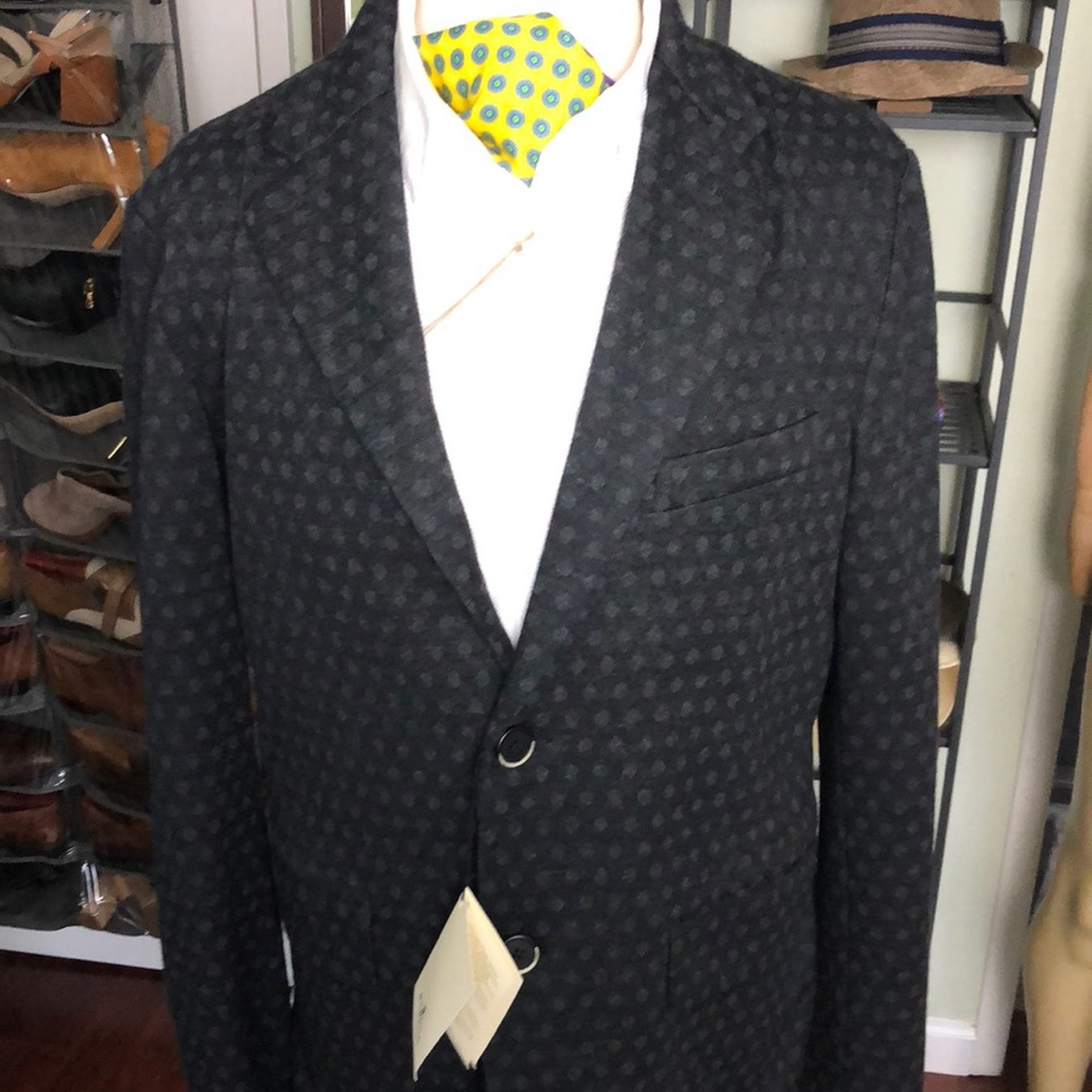 Anthracite Blue Grayish Barena Venezia Sport Jacket